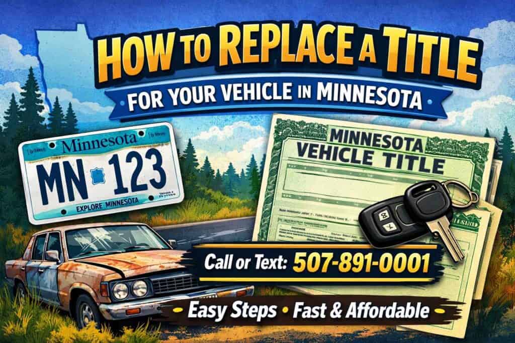 How to get a replacement title in Minnesota for a junk car step by step guide