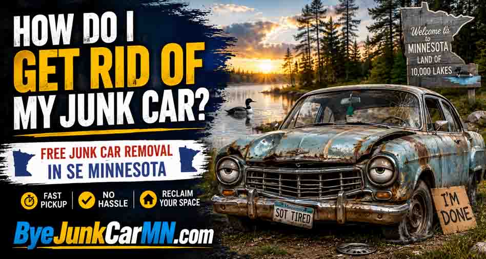How do I get rid of my junk car in Southeast Minnesota free junk car removal service